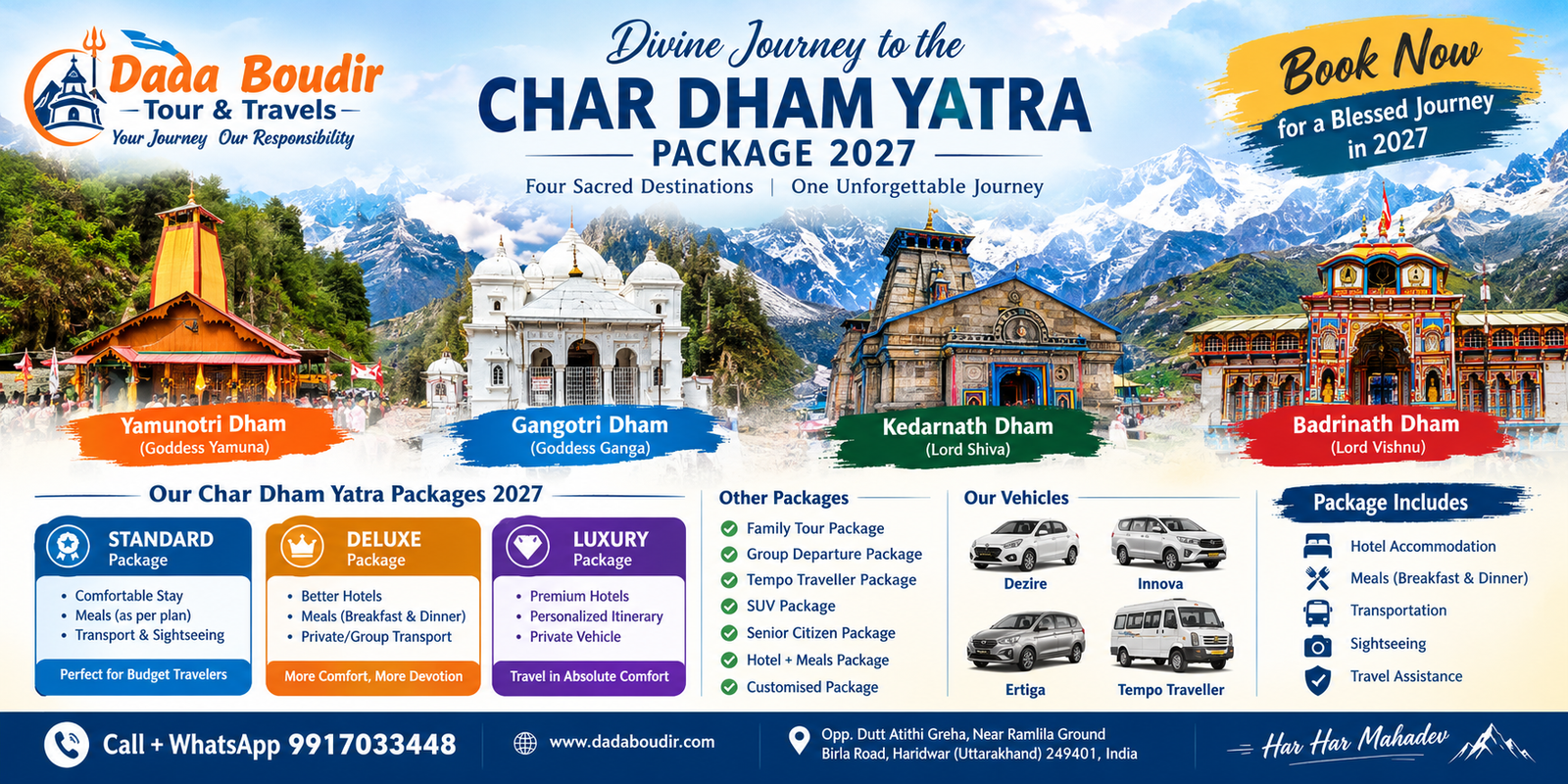chardham yatra pacakge 2027