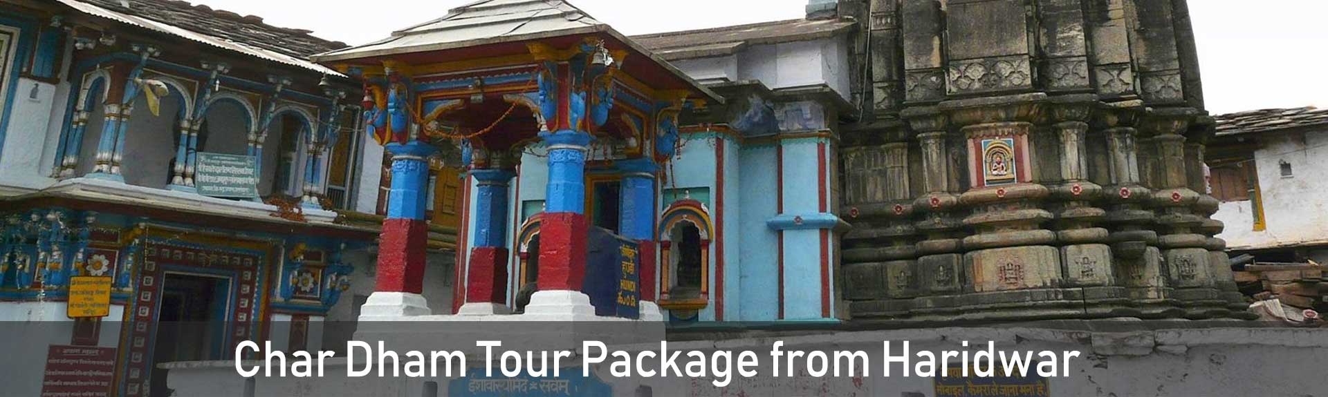 Char Dham tour package from Haridwar