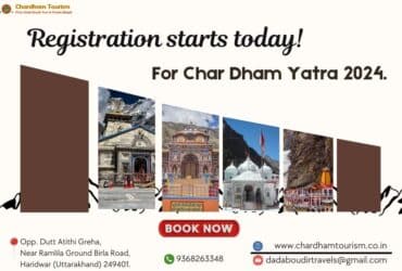 Registration starts today! For Char Dham Yatra 2024.